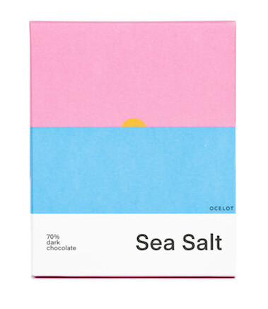 Sea Salt 70% Organic Chocolate Bar Ocelot 70g