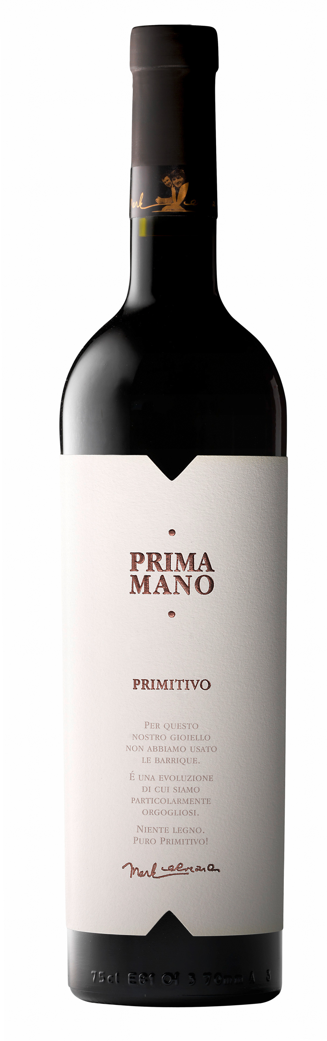 Primitivo Prima Mano 2022 A Mano 75cl