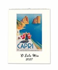Italian Calendar O Sole Mio Medium 2027
