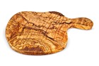 Olive Wood Chopping Board with Handle Unmilled 40 x 21cm