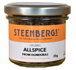Allspice Berries Whole Organic Steenbergs 35g