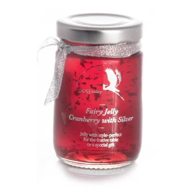 Fairy Cranberry Jelly with Edible Silver Ouse Valley 100g