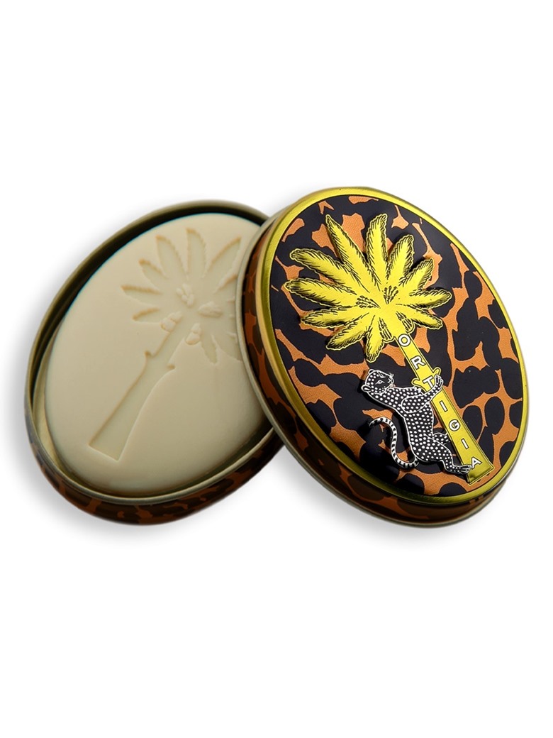 Ambra Nera Soap in Gift Tin Ortigia 25g