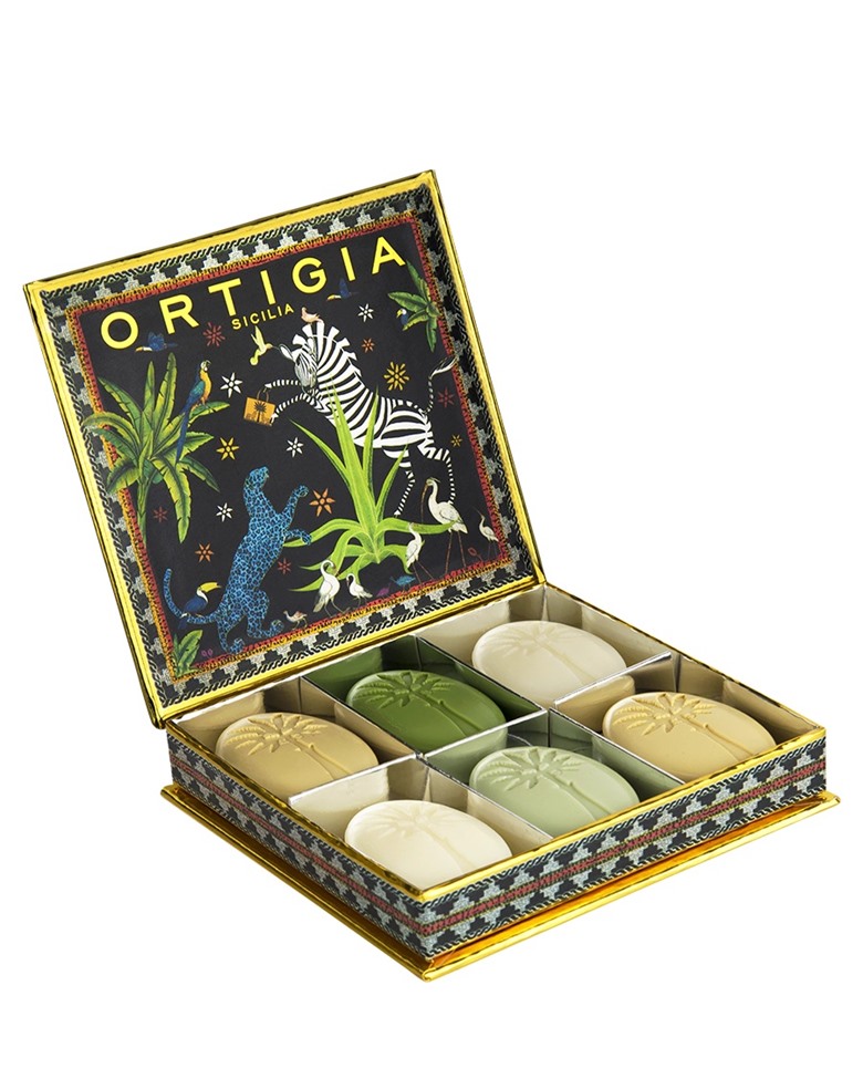 Jungle Gift Assorted Olive Oil Soap 6 x 25g Ortigia