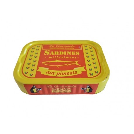 Sardines in Extra Virgin Olive with Pimento Courtin 115g