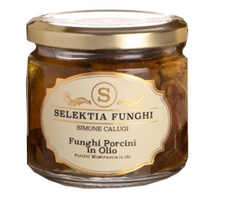 Whole Porcini Mushroom in Olive Oil Selektia 170g