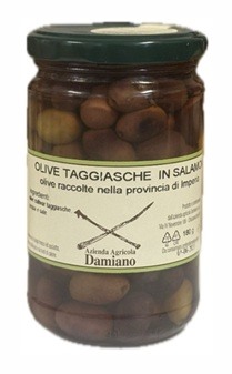 Taggiasche Olives in Brine Damiano 180g