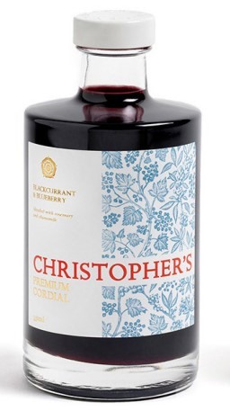 Blackcurrant &amp; Blueberry Christopher&#39;s Premium Cordials 350ml