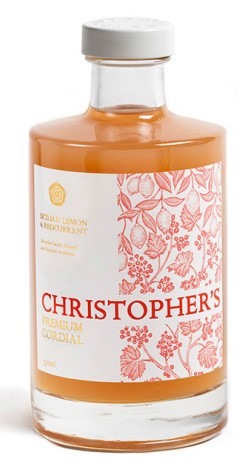 Sicilian Lemon &amp; Redcurrant Christopher&#39;s Premium Cordials 350ml