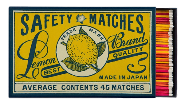 Giant Cook Matches Lemon