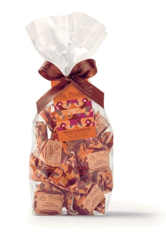 Chocolate Truffles with Peach &amp; Amaretto La Perla 200g