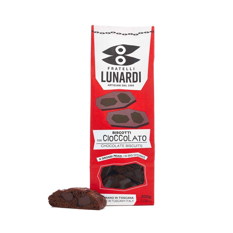 Chocolate Cantucci Fratelli Lunardi 200g