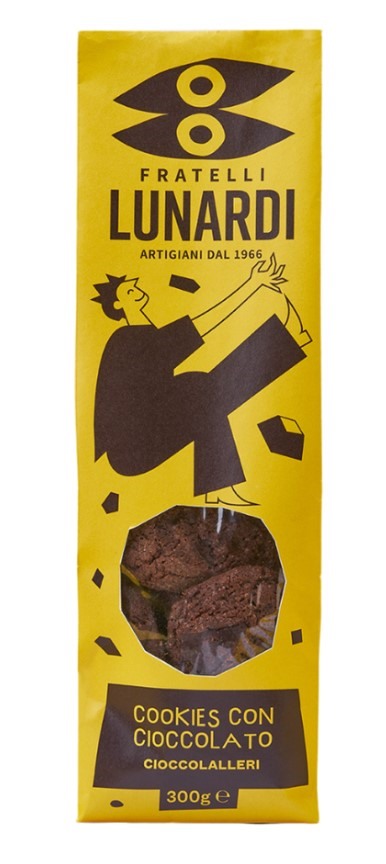 Double Chocolate Tuscan Cioccolalleri Biscotti Fratelli Lunardi 300g