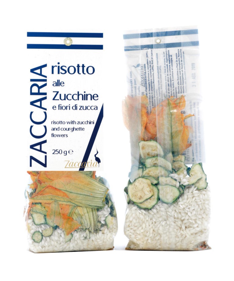 Risotto with Courgette &amp; Courgette Flowers Zaccaria 250g