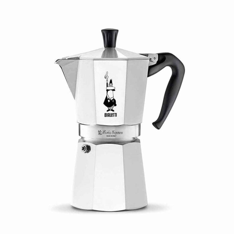 Silver 12 Cup Stovetop Moka Bialetti