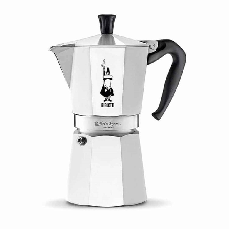 Silver 18 Cup Stovetop Moka Bialetti