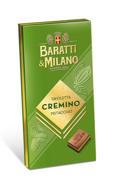 Cremino Pistachio Chocolate Bar Baratti &amp; Milano 110g