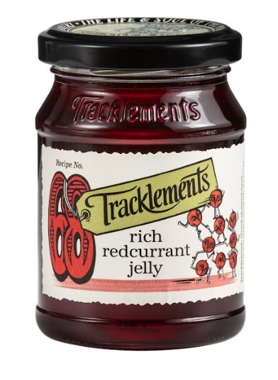 Rich Redcurrant Jelly Tracklements 220g
