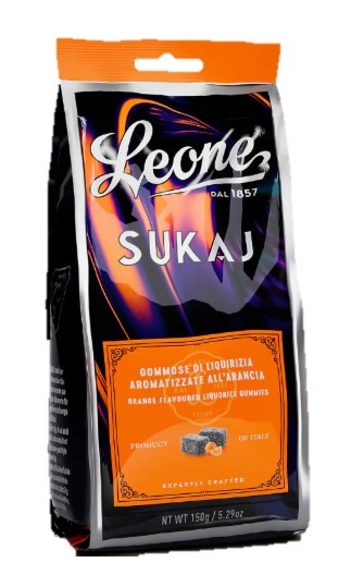 Orange Liquorice Gummies Leone 150g