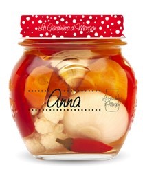 Pickled Vegetables with Chilli Pepper in Vinegar La Giardiniera di Anna 250ml