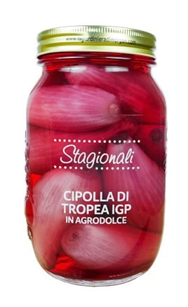 Tropea Onions IGP in Vinegar La Giardiniera di Morgan 1000ml
