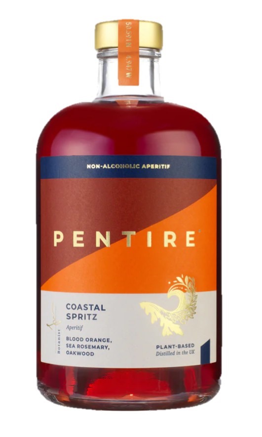 Coastal Spritz Non-Alcoholic Bitter Aperitif Pentire Drinks 70cl