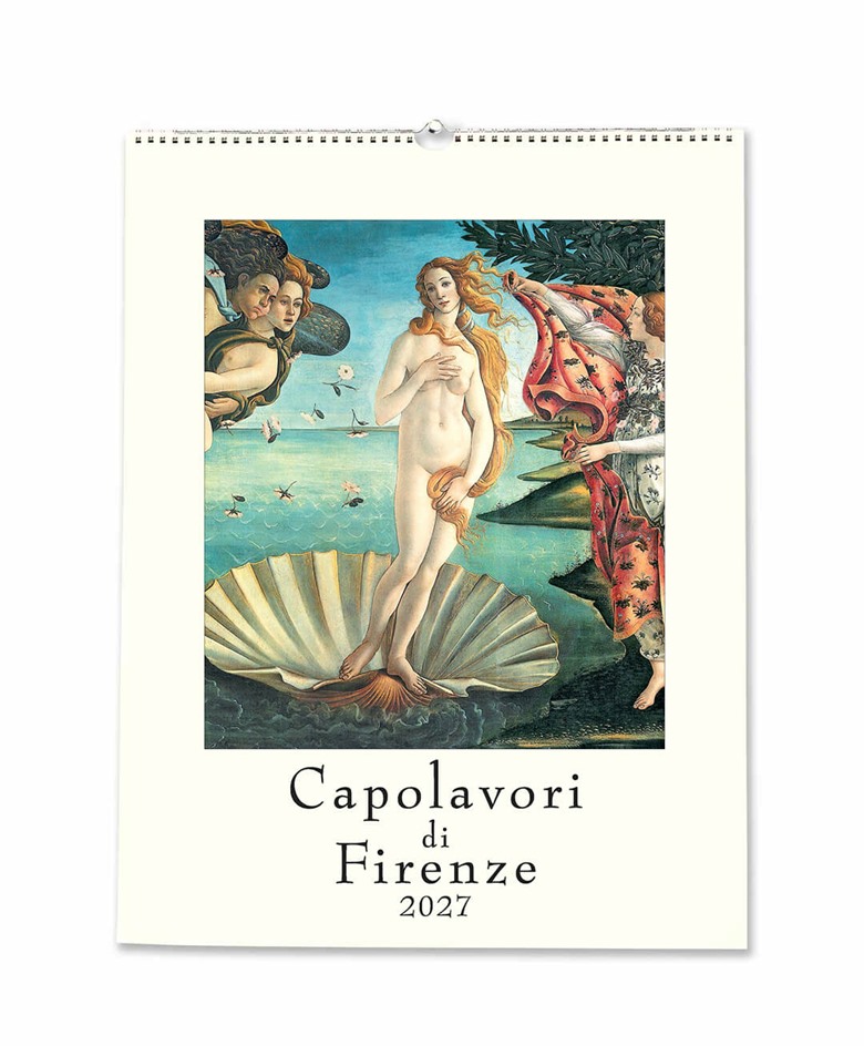 Italian Calendar Capolavori di Firenze Medium 2027