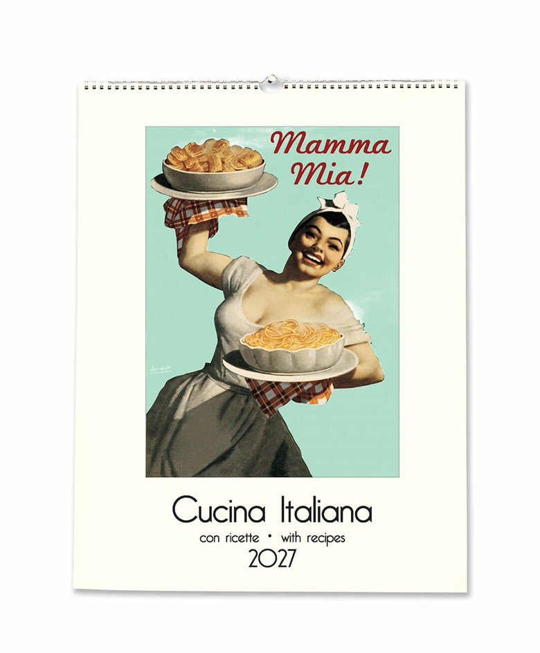 Italian Calendar Cucina Italiana Medium 2027