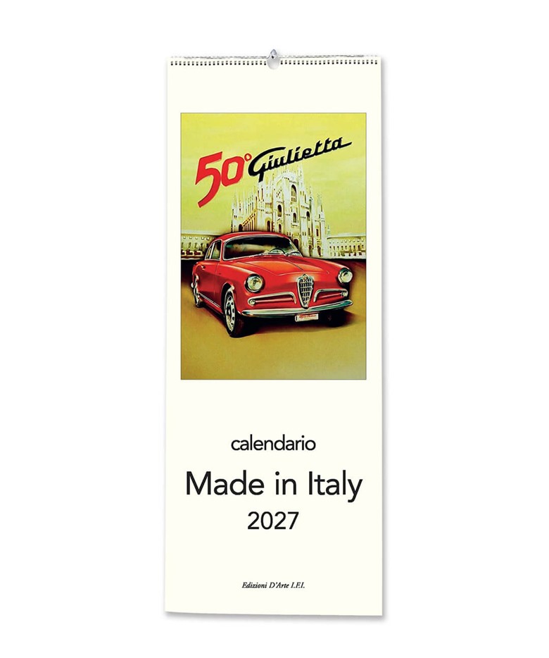 Italian Calendar Made in Italy Slim 2027