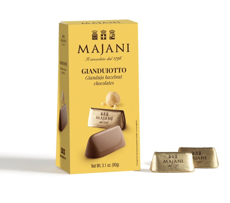 Gianduiotto Hazelnut Chocolates Majani 90g