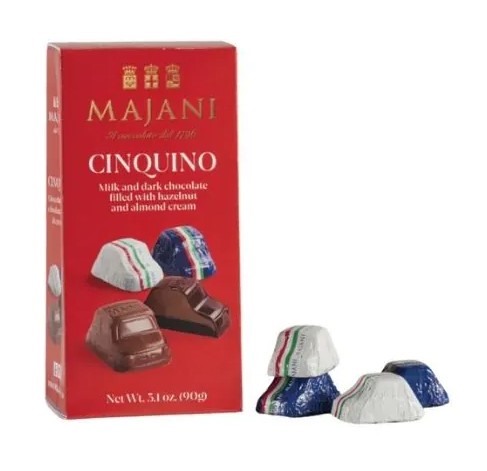 Cinquino Chocolate Filled Fiat 500 Majani 90g
