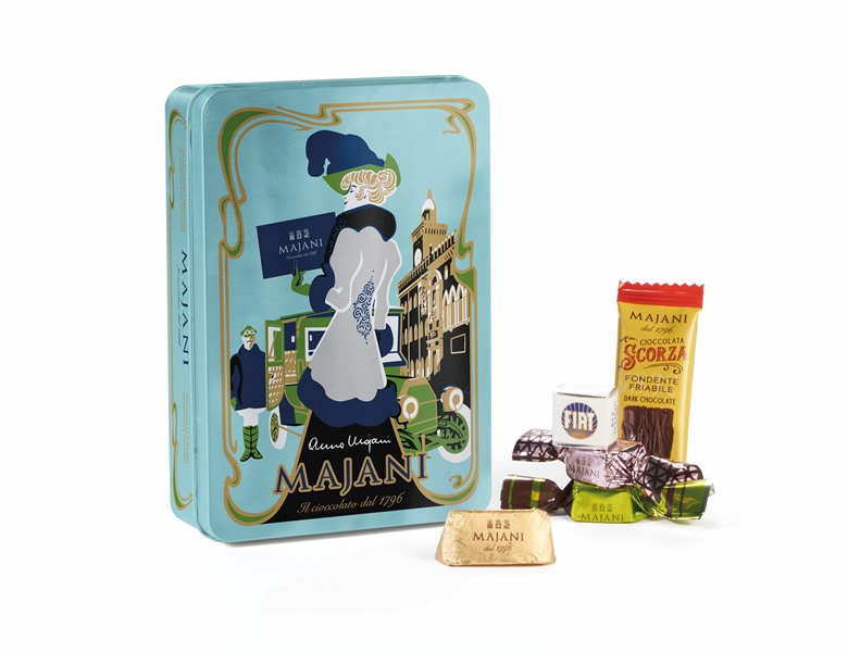 Praline &amp; Cremini Chocolates Anna Majani Tin 180g