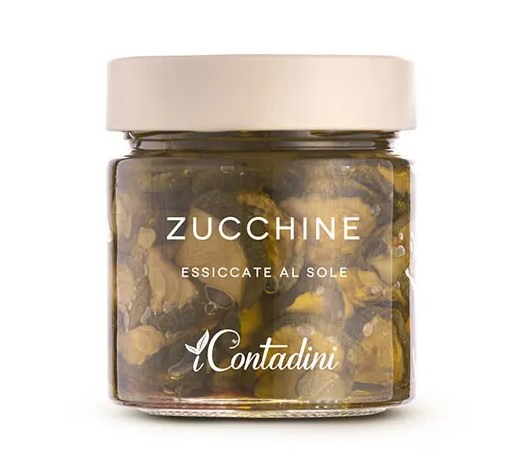Sundried Courgettes in Oil i Contadini 230g