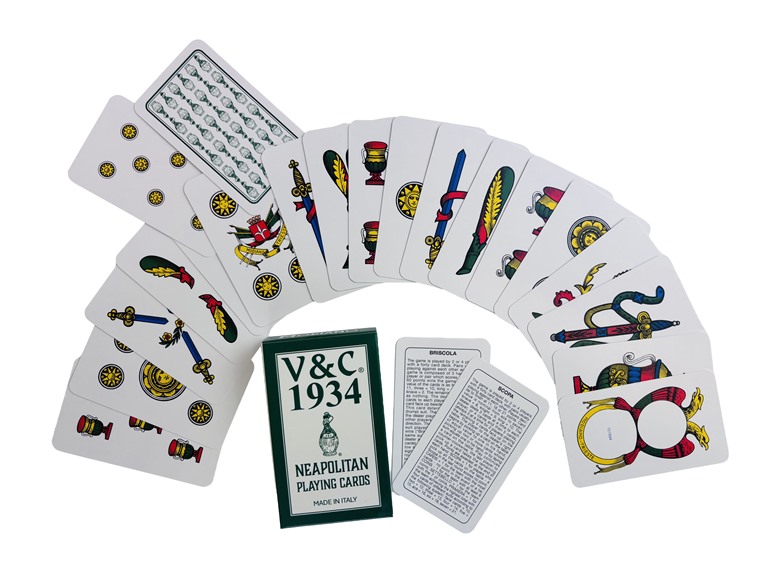 Valvona &amp; Crolla Neapolitan Playing Cards Modiano 