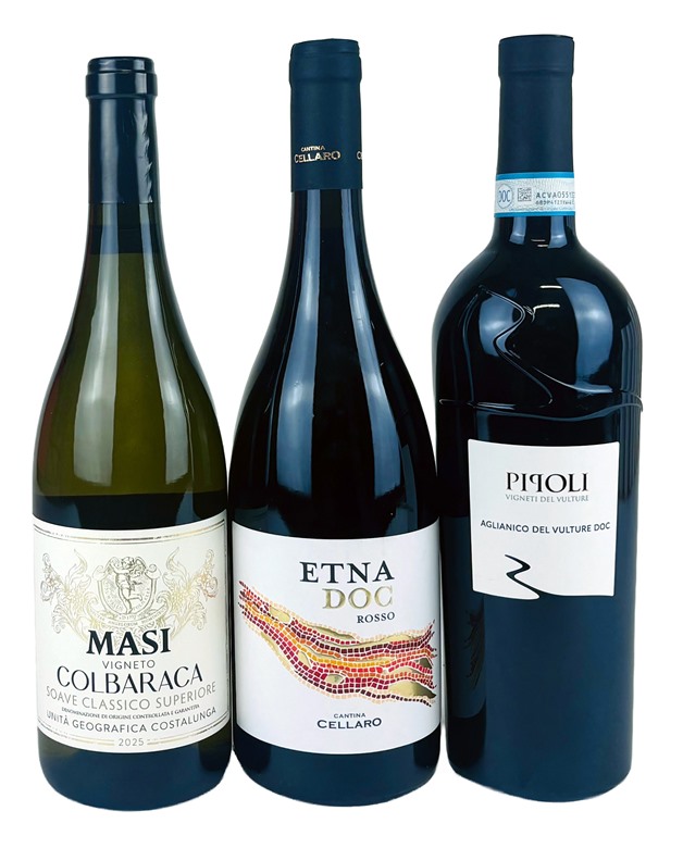 Volcanic Italy Wine Trio