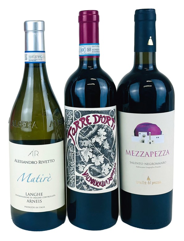 Italian Regional Classics Wine Trio
