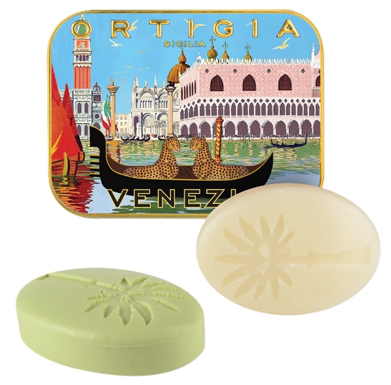 Venezia Soap Gift Tin Ortigia 2x25g