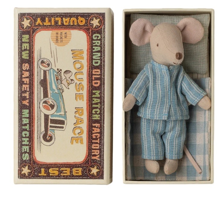Diego Big Brother Mouse in Matchbox Maileg