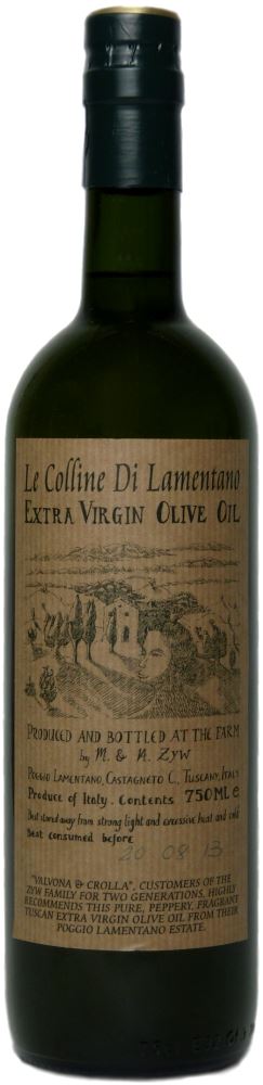 Colline di Lamentano 2026 Extra Virgin Olive Oil Zyw 75cl