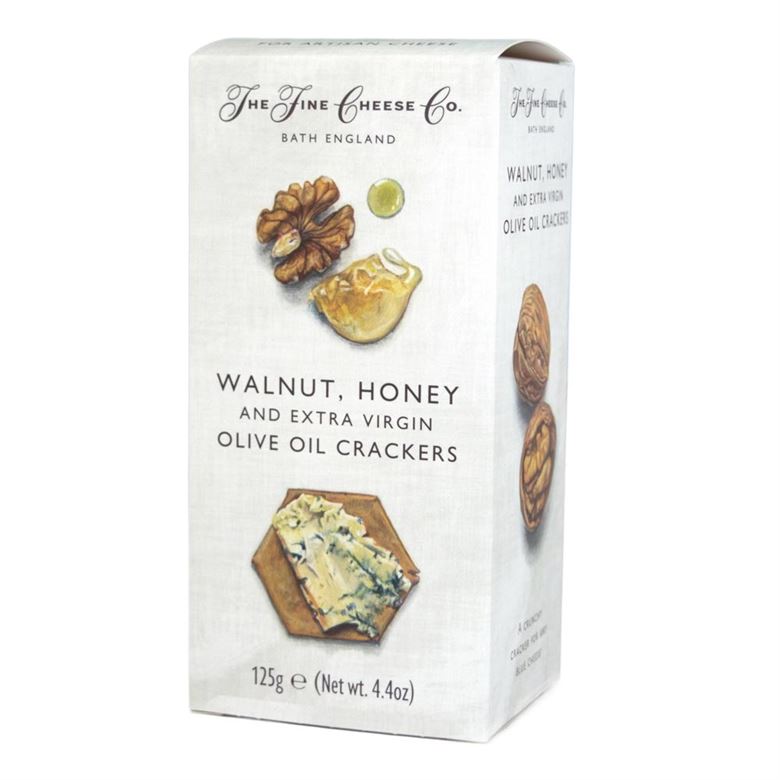 Walnut Honey Extra Virgin Olive Oil Crackers 125g 