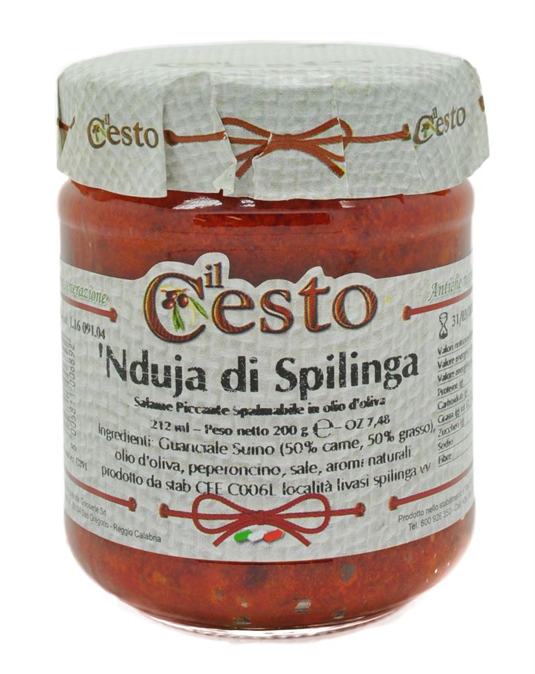 Nduja Pate il Cesto 212g