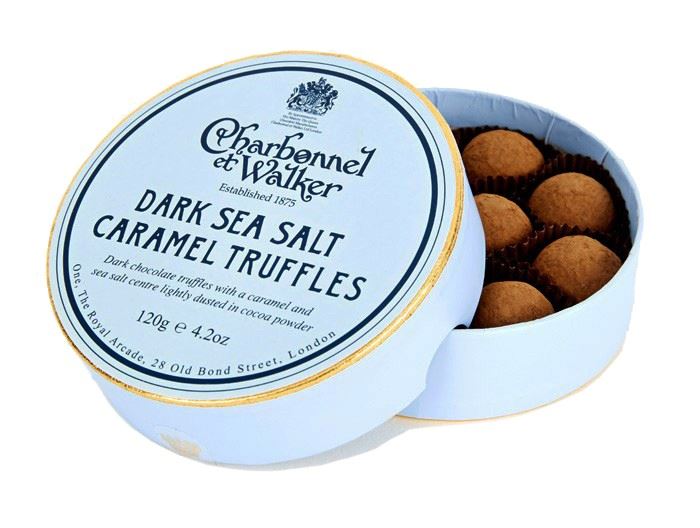 Dark Sea Salt Caramel Truffles Charbonnel et Walker 120g