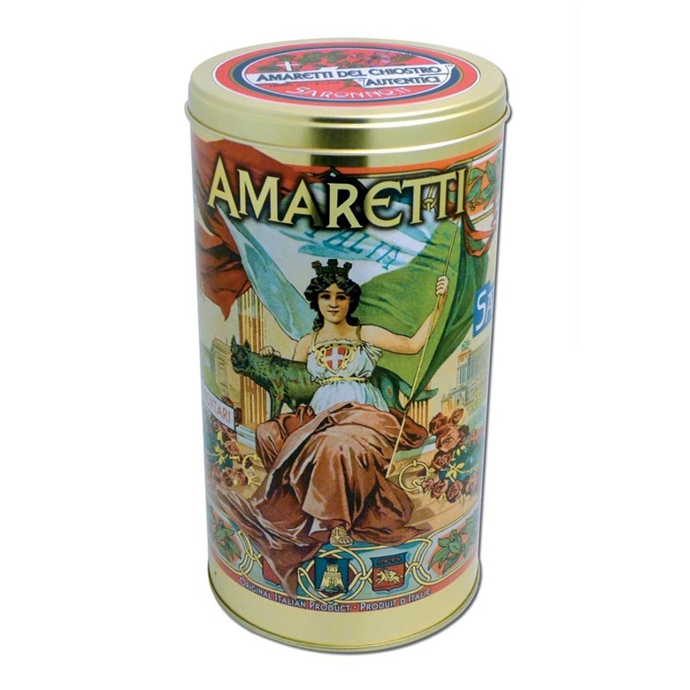Amaretti Retro Italia Tin Lazzaroni 175g