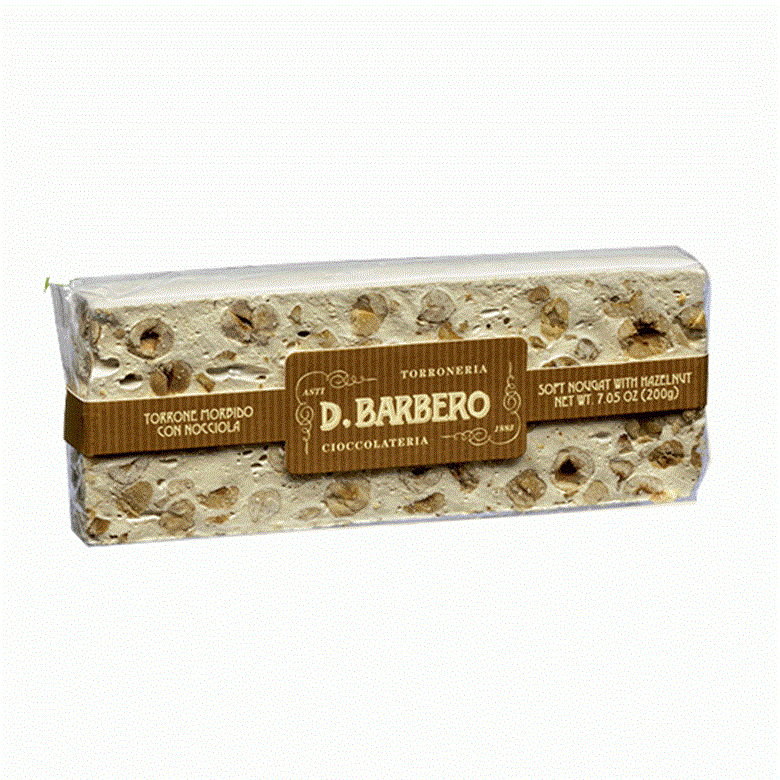 Soft Torrone with Hazelnuts Barbero 200g