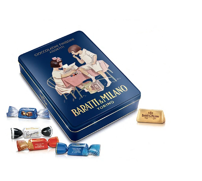 Latta Storica Chocolate Assortment Tin Baratti Milano 300g