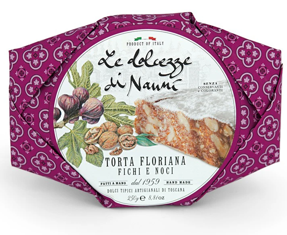 Torta Floriana Fig and Walnut Le Dolcezze 250g