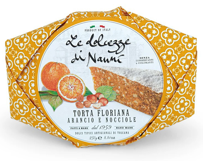 Torta Floriana Orange and Hazelnut Le Dolcezze 250g