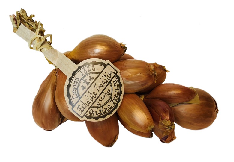 Roscoff Traditional Shallots String min 500g