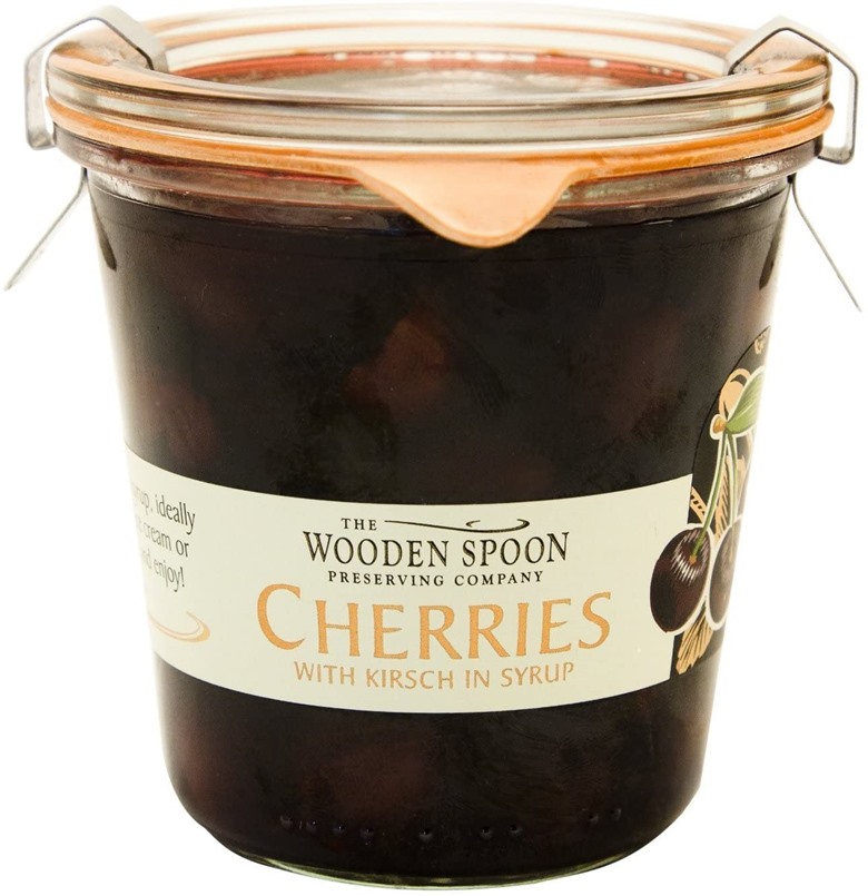 Cherries with Kirsch 300g Wooden Spoon Co