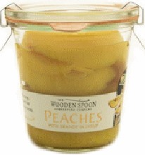 Peaches with Brandy 300g Wooden Spoon Co
